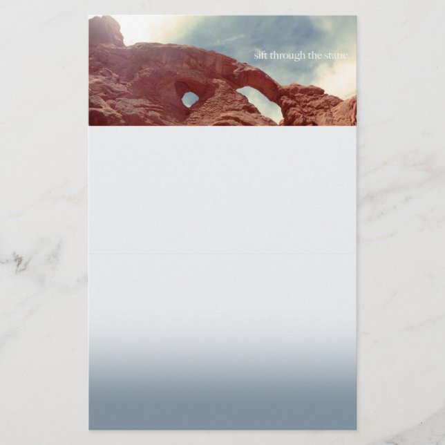 Papelaria passar pela estática (Frente)