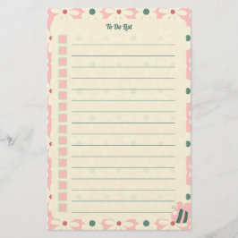 Papelaria Pastel Floral To Do List Planner Design