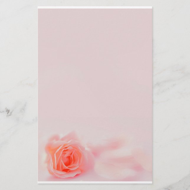 Papelaria pastel stationery rosa (Frente)