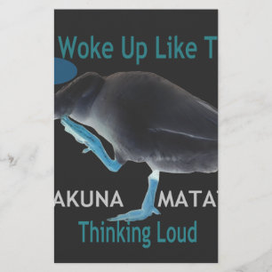 Papelaria Pato com eu acordei como este texto do & Hakuna Ma