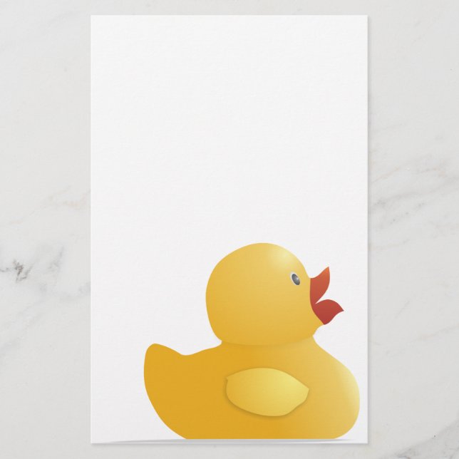 Papelaria Pato de Borracha Amarelo (Frente)