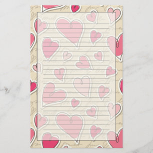 Papelaria Pattern of Hearts