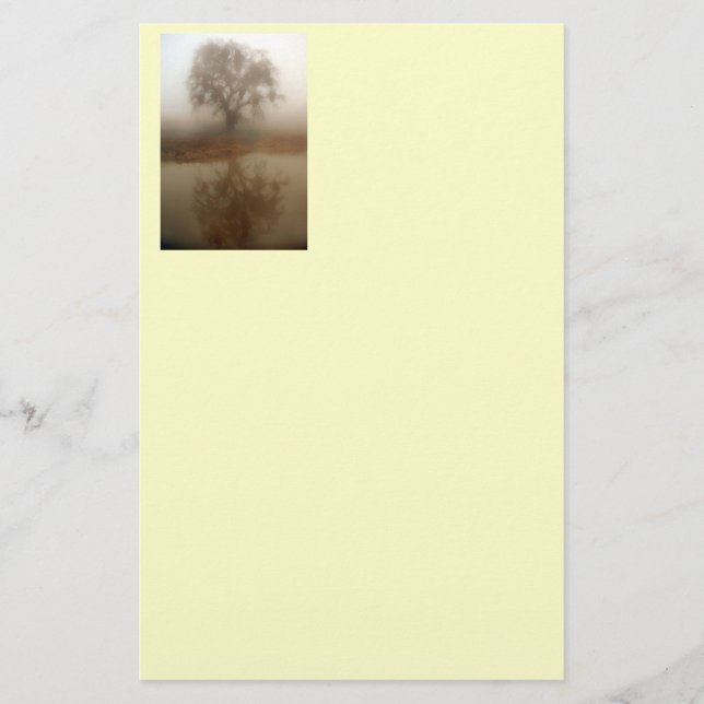 Papelaria Paz do papel de carta do outono (Frente)