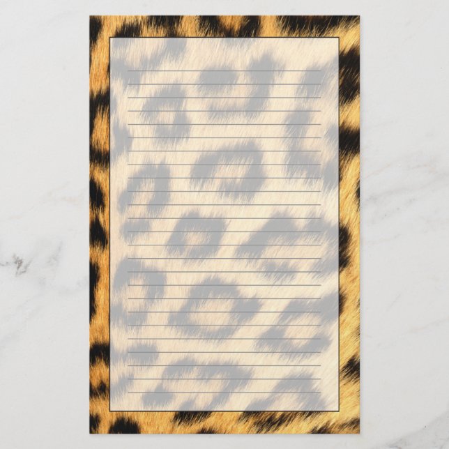 Papelaria Pele 2 de Jaguar (Frente)