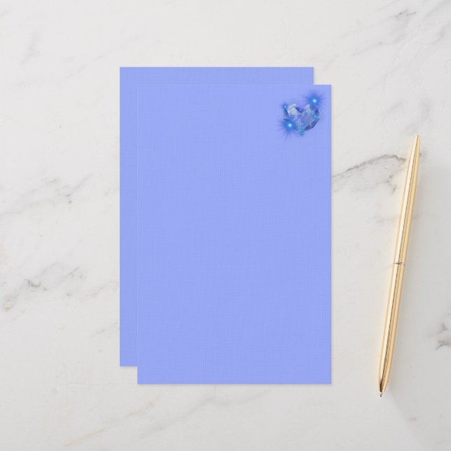 Papelaria Pensamentos De Você Estão Sempre No Meu Coração (Frente/Verso In Situ)