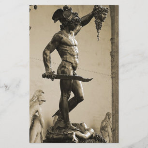 Papelaria Perseus com a cabeça do Medusa