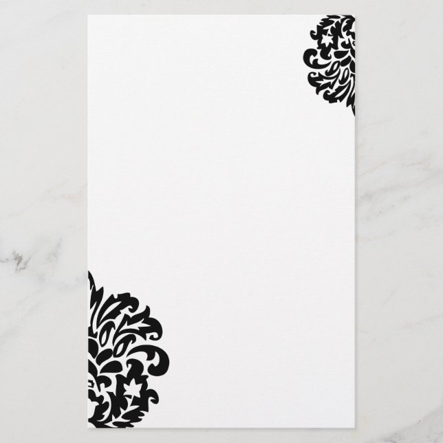 papelaria personalizada damask (Frente)