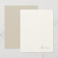 Papelaria Personalizada de Notas de Vintage