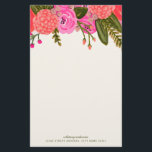 Papelaria Personalizada do Jardim Vintage<br><div class="desc">Mão pintada de rosa e design floral vermelha por Shelby Allison.</div>