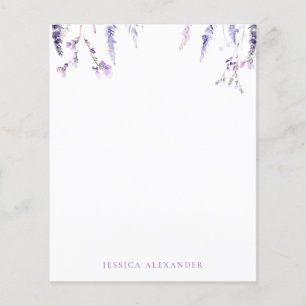 Papelaria Personalizada Flores Silvestres Lavanda