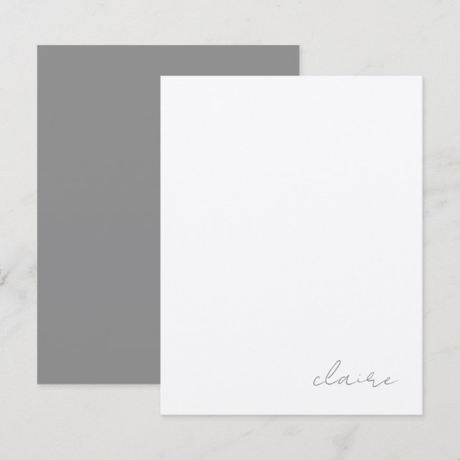 Papelaria Personalizada Notas Vintage (Frente/Verso)