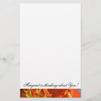 Papelaria personalizada Outono Pensando em Você!
