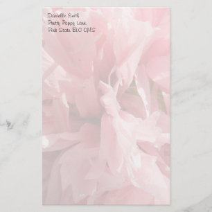 Papelaria Personalizada Papoula Rosa Bonita