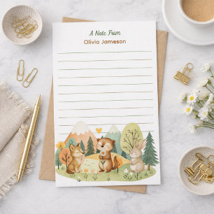 Papelaria Personalizada para Crianças com Animais