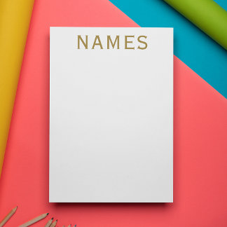 Papelaria Personalizado Com Sobrenome ou Apelido Neles