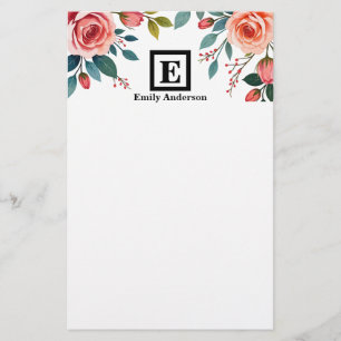 Papelaria Personalizado Flores do País