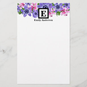 Papelaria Personalizado Flores-País