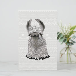 Papelaria Personalizado Moma Llama