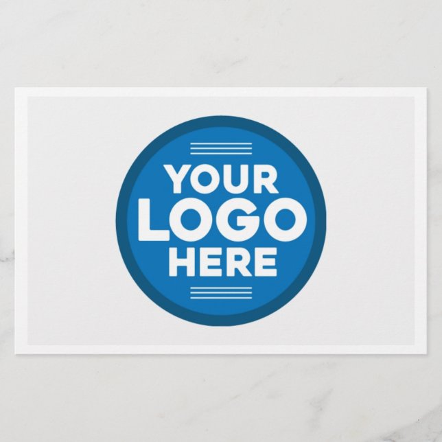 Papelaria Personalizado seu texto ou logotipo aqui (Frente)