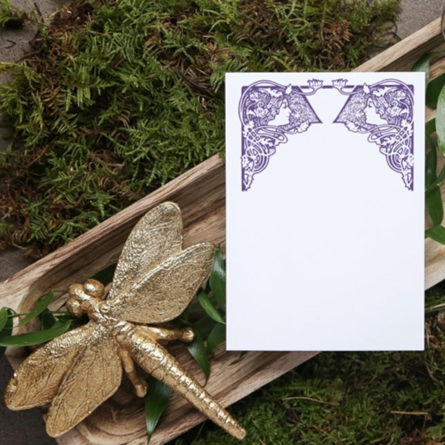 Papelaria Personalizável Art Nouveau Damas (Criador carregado)