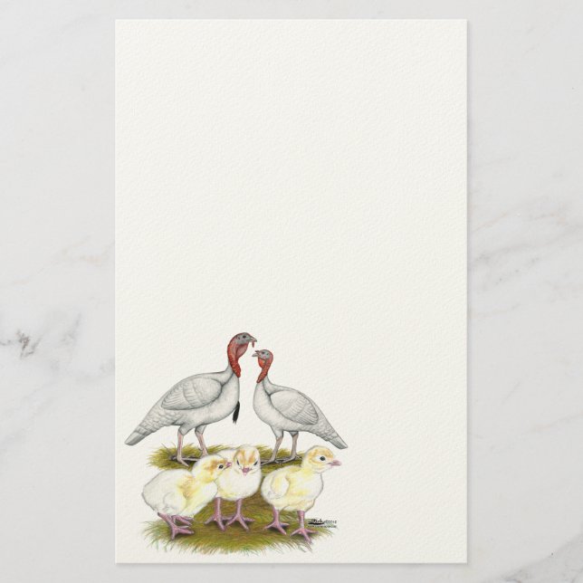 Papelaria Peru Mini Branco Família (Frente)