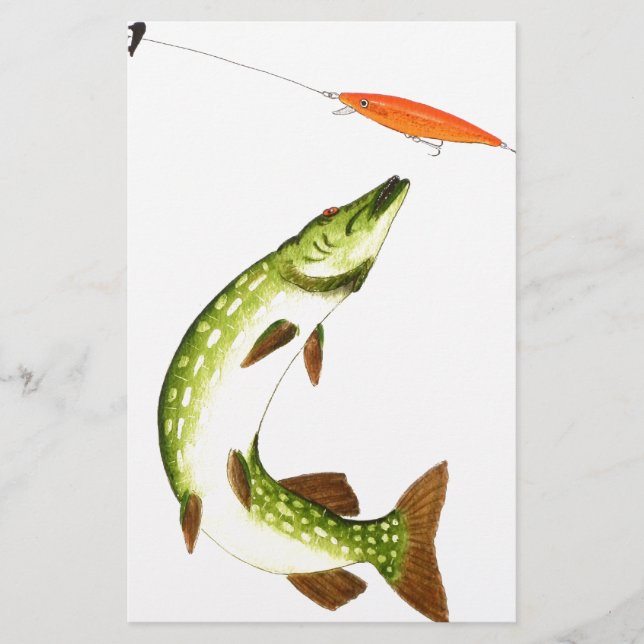 Papelaria Pesca com tubarões (Frente)