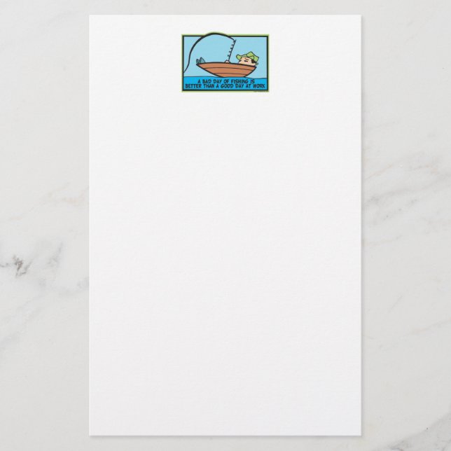 Papelaria Pescador Engraçado (Frente)