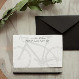 Papelaria Pessoal Retro Bicicleta Simples Elegante