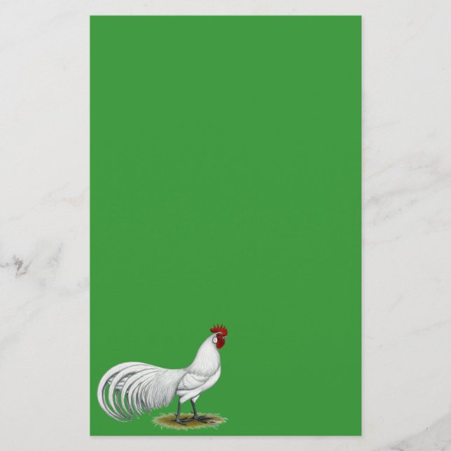 Papelaria Phoenix: White Rooster (Frente)