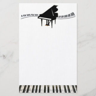 Papelaria Piano de cauda e teclado