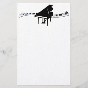 Papelaria Piano de cauda e teclado