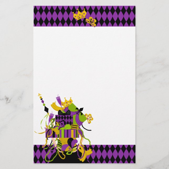 Papelaria Pilha Mardi Gras Impossível (Frente)