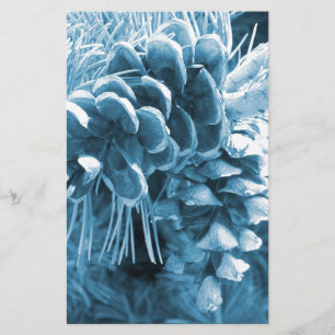 Papelaria Pinecone azul-do-natal primitivo