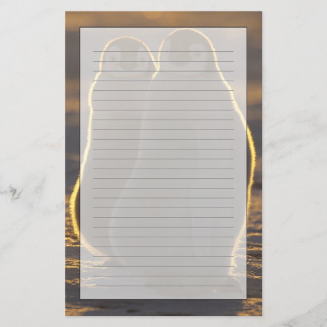 Papelaria Pinguins-imperadores (Frente)
