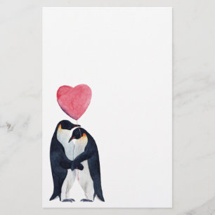 Papelaria Pinguins Imperadores de Casal de Aquarela