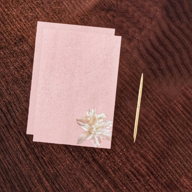 Papelaria Pink Fantasy Lily (Pretty stationery paper, to write those special letters, to your loved ones!)
