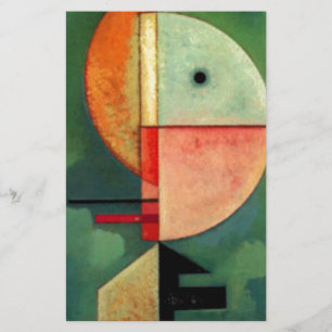 Papelaria Pintura Abstrata Ascendente de Kandinsky