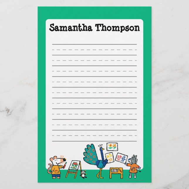 Papelaria Pintura com Maisy! (Frente)