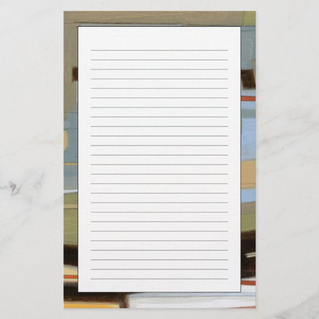 Papelaria Pintura da expressão livre moderna de Norman Wyatt (Frente)