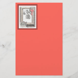 Papelaria Pintura de Cachorro na Janela de Inverno de Kehond