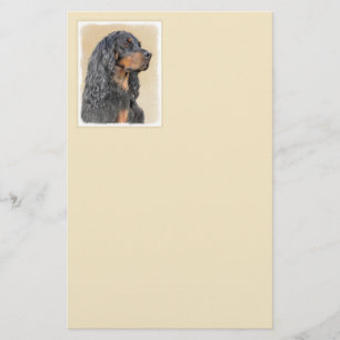 Papelaria Pintura de Gordon Setter - Arte de Cachorro Origin