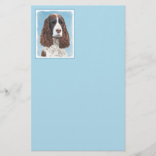 Papelaria Pintura em inglês Springer Spaniel original
