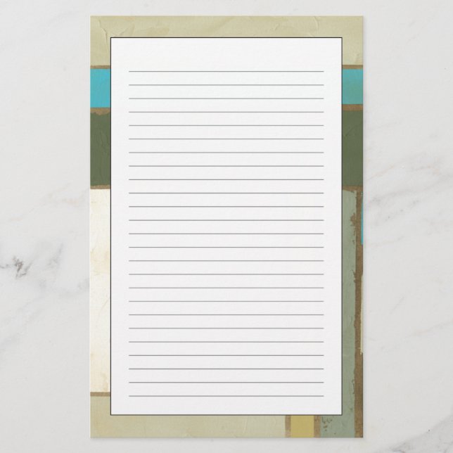 Papelaria Pintura em painel meteorológico por Jennifer Goldb (Frente)