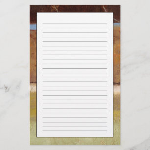 Papelaria Pintura moderna na Terra Tones por Norman Wyatt