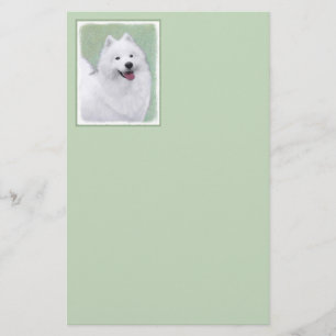 Papelaria Pintura Samoyed - Arte Cachorosa Original