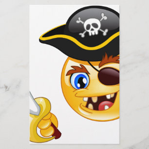 Papelaria pirata emoji