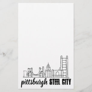 Papelaria Pittsburgh Skyline