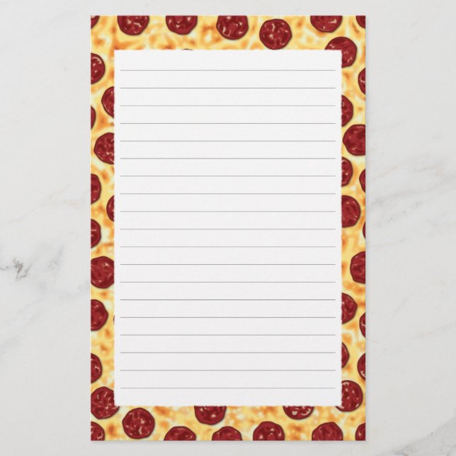 Papelaria Pizza Pepperoni (Frente)