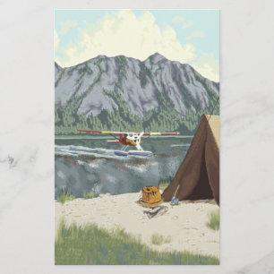 Papelaria Planador E Viagem De Pesca Do Alaska Bush
