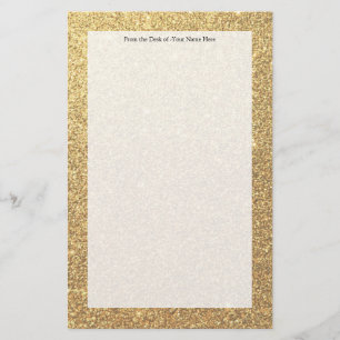Papelaria Plano de fundo do padrão de brilho Dourado